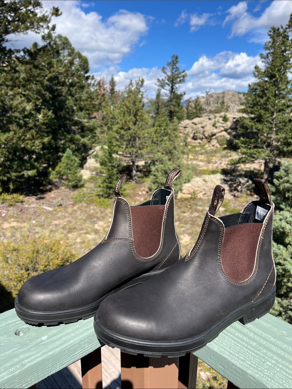 Blundstone Men's Originals #500 Chelsea Boots in Stout Brown AU9 USM 10